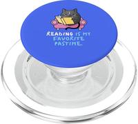 La Lecture est Mon Passe-Temps favori pour Les Amateurs de Livres PopSockets PopGrip pour MagSafe