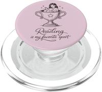 La Lecture est Mon Sport préféré, drôle et Mignon, Amateur de Livres PopSockets PopGrip pour MagSafe