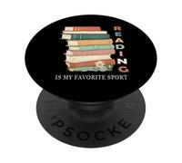 La Lecture est Mon Sport préféré PopSockets PopGrip Adhésif