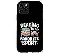 La Lecture est Mon Sport préféré, Rainbow Books Retro Coque pour iPhone 11 Pro