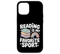 La Lecture est Mon Sport préféré, Rainbow Books Retro Coque pour iPhone 12/12 Pro