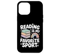 La Lecture est Mon Sport préféré, Rainbow Books Retro Coque pour iPhone 12 Pro Max