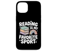 La Lecture est Mon Sport préféré, Rainbow Books Retro Coque pour iPhone 13