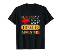 La Lecture est Un Billet pour la bibliothèque des Amateurs de Livres d'aventure T-Shirt Graphique avec Valeur
