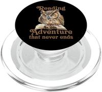 La lecture est une aventure qui ne termine jamais la lecture des enseignants PopSockets PopGrip pour MagSafe