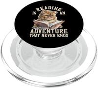 La lecture est une aventure qui ne termine jamais la lecture des enseignants PopSockets PopGrip pour MagSafe