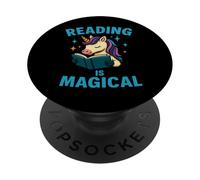 La Lecture est Une création de Livre de Licorne Magique PopSockets PopGrip Adhésif