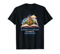 La Lecture est Une Porte d'entrée vers l'imagination Bookworm Read Book Lover T-Shirt