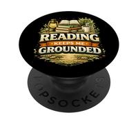 La Lecture me Permet de Rester ancrée dans Un état d'esprit Calme pour Les Amateurs PopSockets PopGrip Adhésif