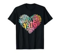 La légendaire August Girl 1976 Une Fabuleuse Maman au 50e cœur T-Shirt