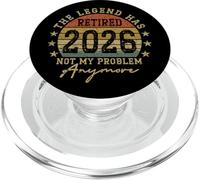 La légende a Pris sa Retraite en 2026, ce n'est Plus Mon problème, C'est drôle PopSockets PopGrip pour MagSafe