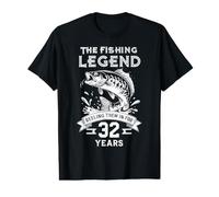 La légende de la pêche Les organise pour fêter Leurs 32 Ans T-Shirt Graphique avec Valeur