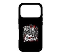 La légende de la Saga des Guerriers Vikings de Njall et Bergthora Coque pour iPhone 17 Pro