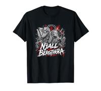 La légende de la Saga des Guerriers Vikings de Njall et Bergthora T-Shirt