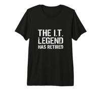 La légende de l'informatique a Pris sa Retraite en Technologie de l'information T-Shirt Haut de Gamme