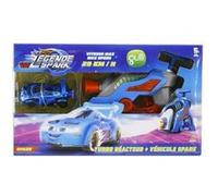 LA LEGENDE DE SPARK - Lanceur Turbo Reacteur + Vehicule Spark - Lancement Super Vitesse 29km/h - Fonctionnement sans Piles - 5 a NA G