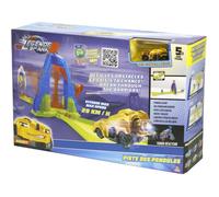 LA LÉGENDE DE SPARK - Piste des Pendules +1 Lanceur Turbo Réacteur + Véhicule 29km/h Hardy - Circuit Voiture Piste Pendule - 5 ans+