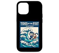 La légende de Tides of The Fist Ocean Surfe sur Une Vague de singes Coque pour iPhone 12/12 Pro