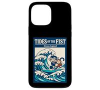 La légende de Tides of The Fist Ocean Surfe sur Une Vague de singes Coque pour iPhone 13 Pro Max