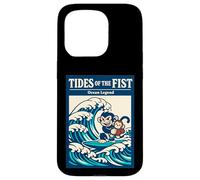 La légende de Tides of The Fist Ocean Surfe sur Une Vague de singes Coque pour iPhone 15 Pro