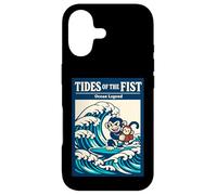 La légende de Tides of The Fist Ocean Surfe sur Une Vague de singes Coque pour iPhone 17