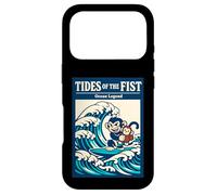La légende de Tides of The Fist Ocean Surfe sur Une Vague de singes Coque pour iPhone 17 Pro