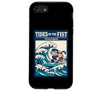 La légende de Tides of The Fist Ocean Surfe sur Une Vague de singes Coque pour iPhone SE (2020) / 7/8