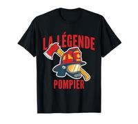 La Légende Pompier: Honneur et Courage T-Shirt