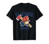 La Légende Pompier: Honneur et Courage T-Shirt