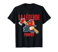 La Légende Pompier: Honneur et Courage T-Shirt