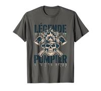 La Légende Pompier: Honneur et Courage T-Shirt