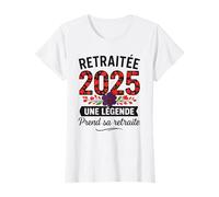 La Légende Prend Sa Retraite 2025 Femme Humour Retraite T-Shirt