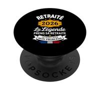 La Légende Prend Sa Retraite 2026 Homme Retraité PopSockets PopGrip Adhésif