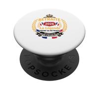 La Légende Prend Sa Retraite 2026 Homme Retraité PopSockets PopGrip Adhésif