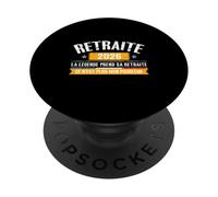 La Légende Prend Sa Retraite 2026 Homme Retraité PopSockets PopGrip Adhésif