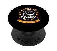 La Légende Prend Sa Retraite 2026 Homme Retraité PopSockets PopGrip Adhésif