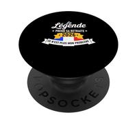 La Légende Prend Sa Retraite 2026 Homme Retraité PopSockets PopGrip Adhésif
