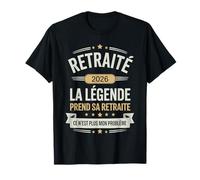 La Légende Prend sa Retraite Cadeau Humoristique Retraité T-Shirt