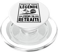 La Légende Prend Sa Retraite Pension Retraités 2026 PopSockets PopGrip pour MagSafe