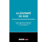 La légitimité du juge - Marie-Odile Peyroux-Sissoko - Lgdj - broché - Etude