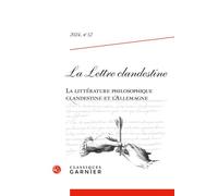 La Lettre clandestine Maria Susana Seguin (Collection dirigée par), Maria Susana Seguin (Editeur du volume), Pierre François Moreau (Collection dirigée par)