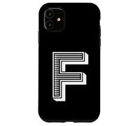 La Lettre F Fun Big and Bold pour Les événements, Les familles, Les équipes, Les Groupes Coque pour iPhone 11