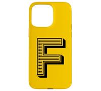 La Lettre F Fun Big and Bold pour Les événements, Les familles, Les équipes, Les Groupes Coque pour iPhone 15 Pro Max