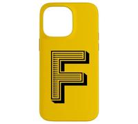 La Lettre F Fun Big and Bold pour Les événements, Les familles, Les équipes, Les Groupes Coque pour iPhone 14 Pro Max