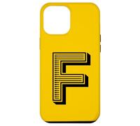 La Lettre F Fun Big and Bold pour Les événements, Les familles, Les équipes, Les Groupes Coque pour iPhone 12 Pro Max
