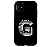 La Lettre G Fun Big and Bold pour Les événements, Les familles, Les équipes, Les Groupes Coque pour iPhone 11