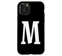La Lettre M Fun Big and Bold pour Les événements, Les familles, Les équipes, Les Groupes Coque pour iPhone 11 Pro
