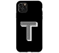 La Lettre T Fun Big and Bold pour Les événements, Les familles, Les équipes, Les Groupes Coque pour iPhone 11 Pro Max