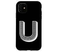 La Lettre U Fun Big and Bold pour Les événements, Les familles, Les équipes, Les Groupes Coque pour iPhone 11