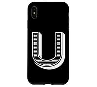 La Lettre U Fun Big and Bold pour Les événements, Les familles, Les équipes, Les Groupes Coque pour iPhone XS Max